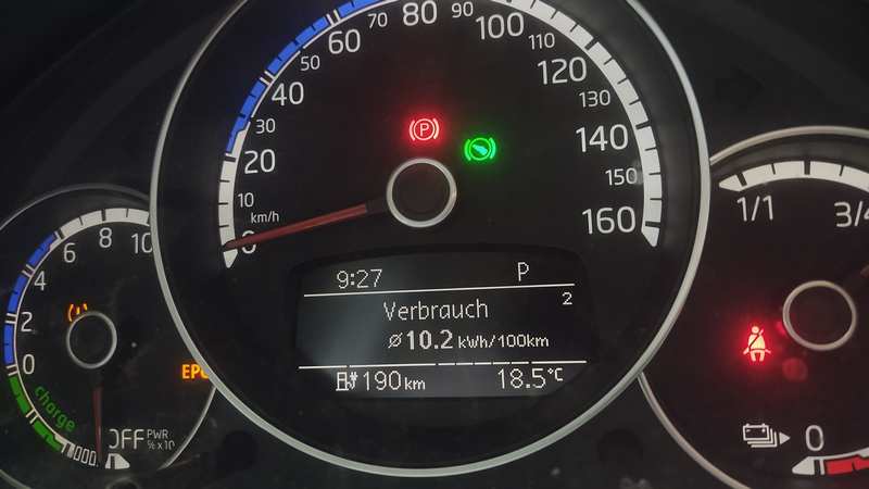 VW E-Up Armaturen